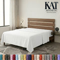 Flat Sheets – Fade & Shrink Resistant Brushed Microfiber, Easy Care