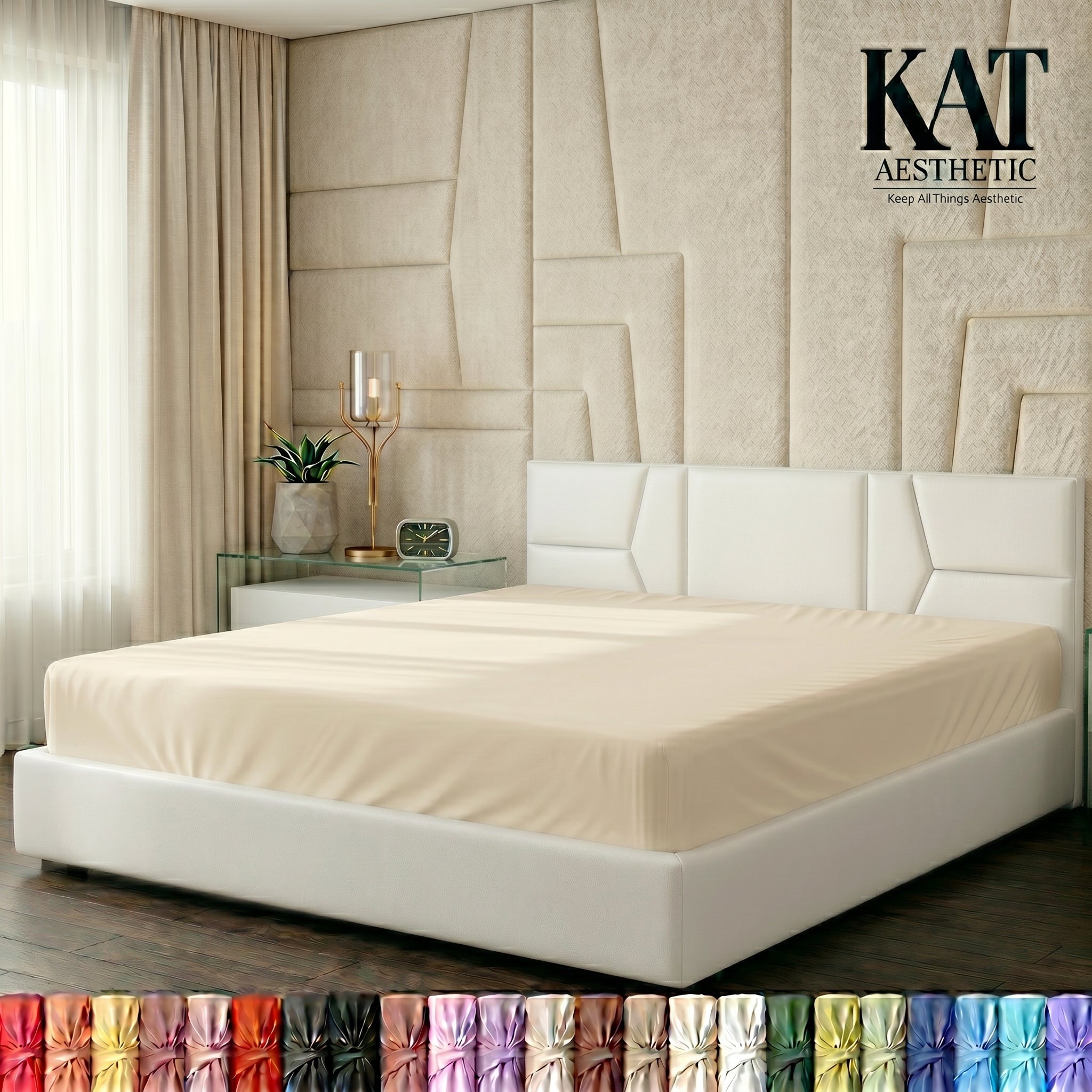 Fitted Sheets – Deep Pocket, Soft Microfiber, Fade & Shrink Resistant