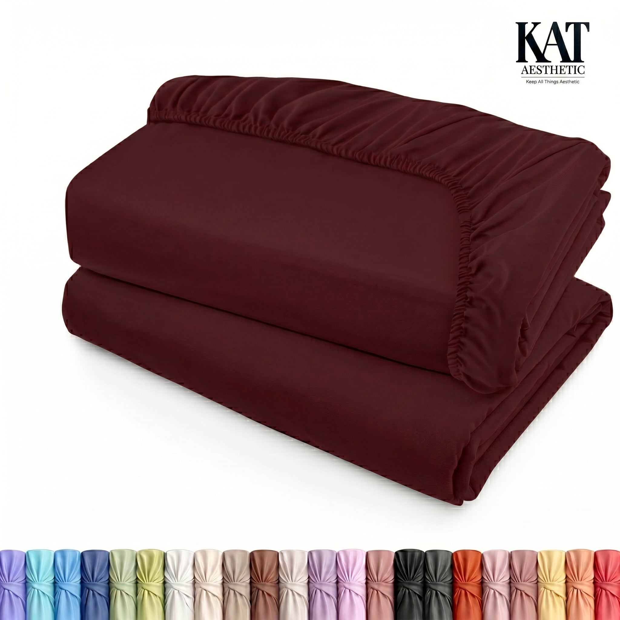 Fitted Sheets – Deep Pocket, Soft Microfiber, Fade & Shrink Resistant