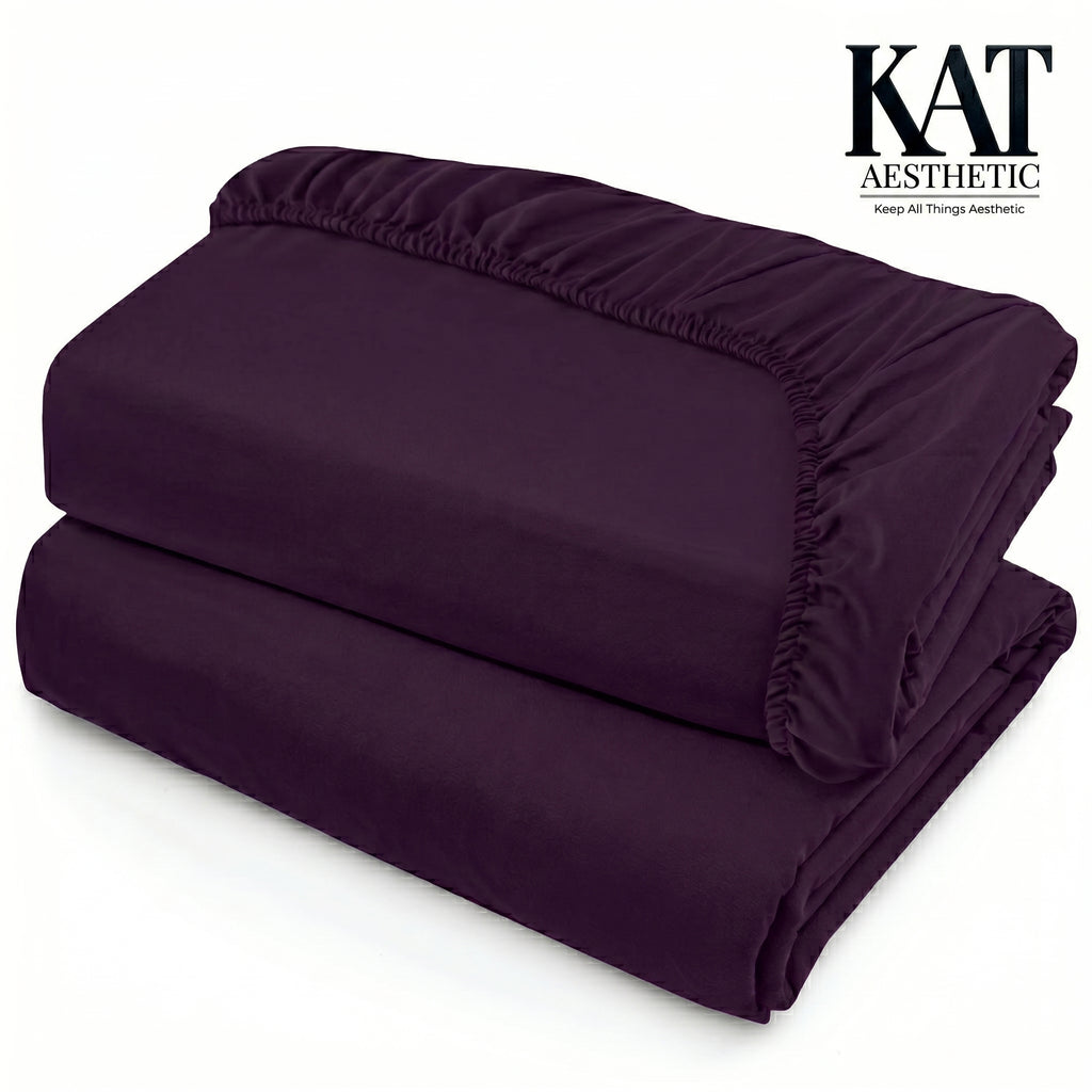Fitted Sheets – Deep Pocket, Soft Microfiber, Fade & Shrink Resistant