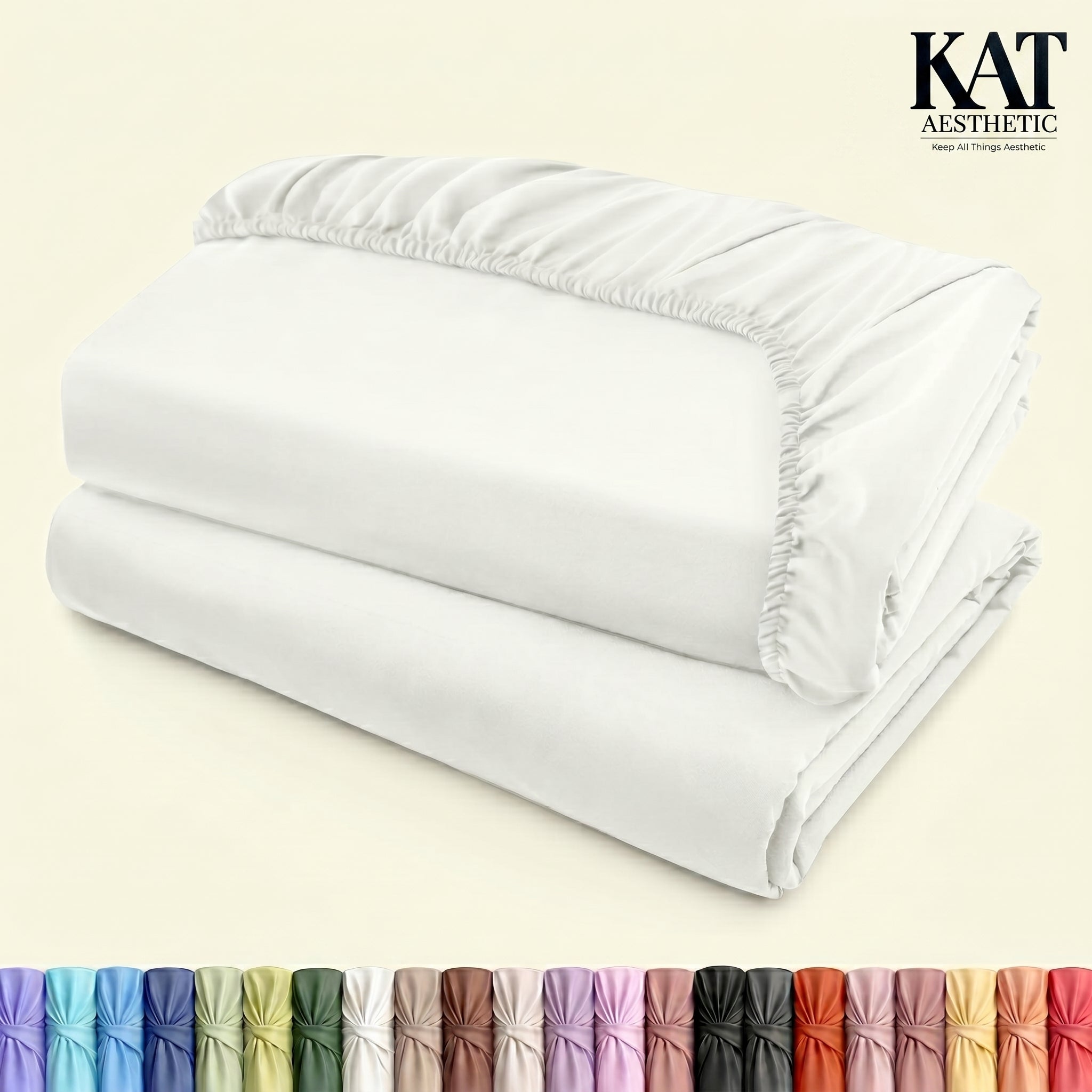 Fitted Sheets – Deep Pocket, Soft Microfiber, Fade & Shrink Resistant