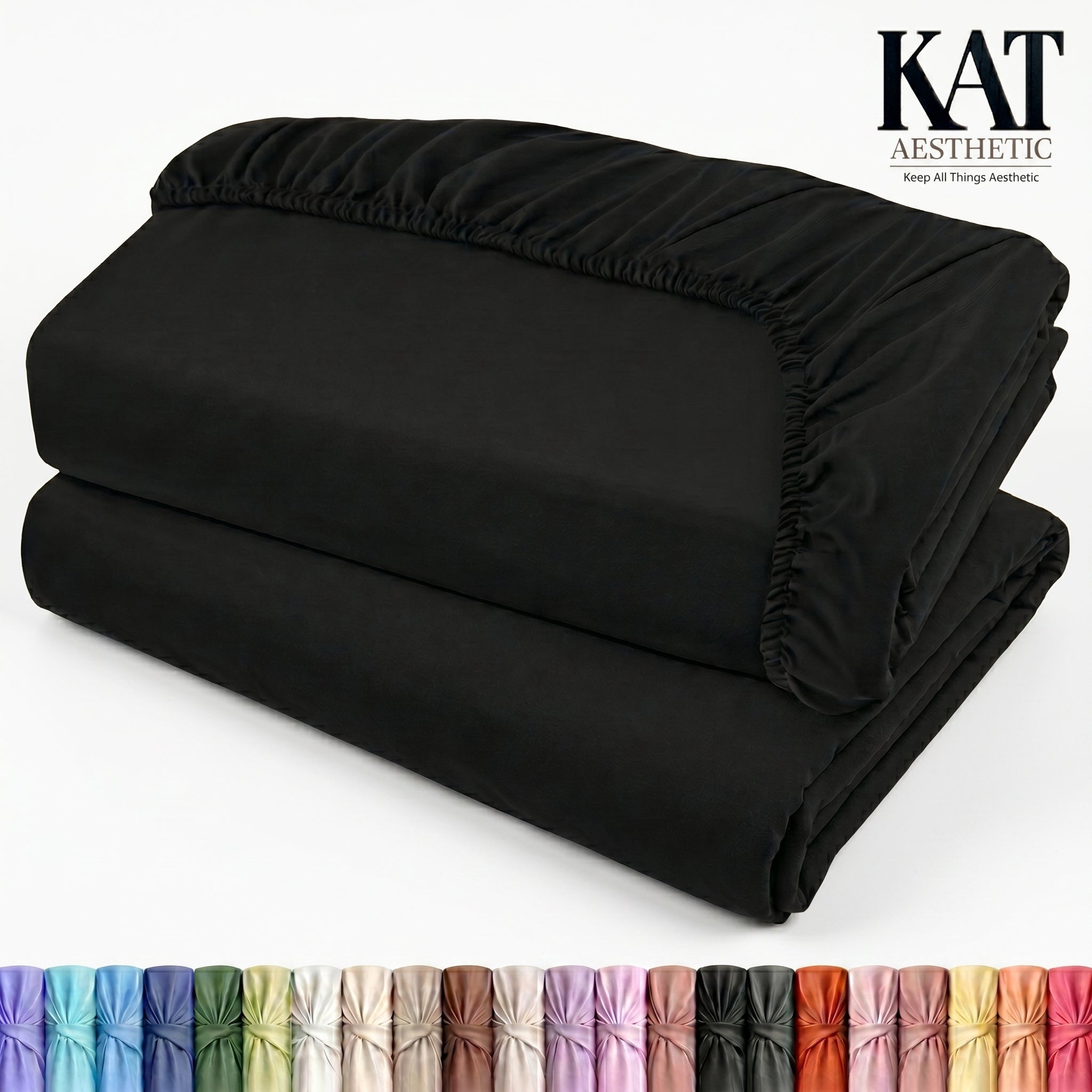 Fitted Sheets – Deep Pocket, Soft Microfiber, Fade & Shrink Resistant