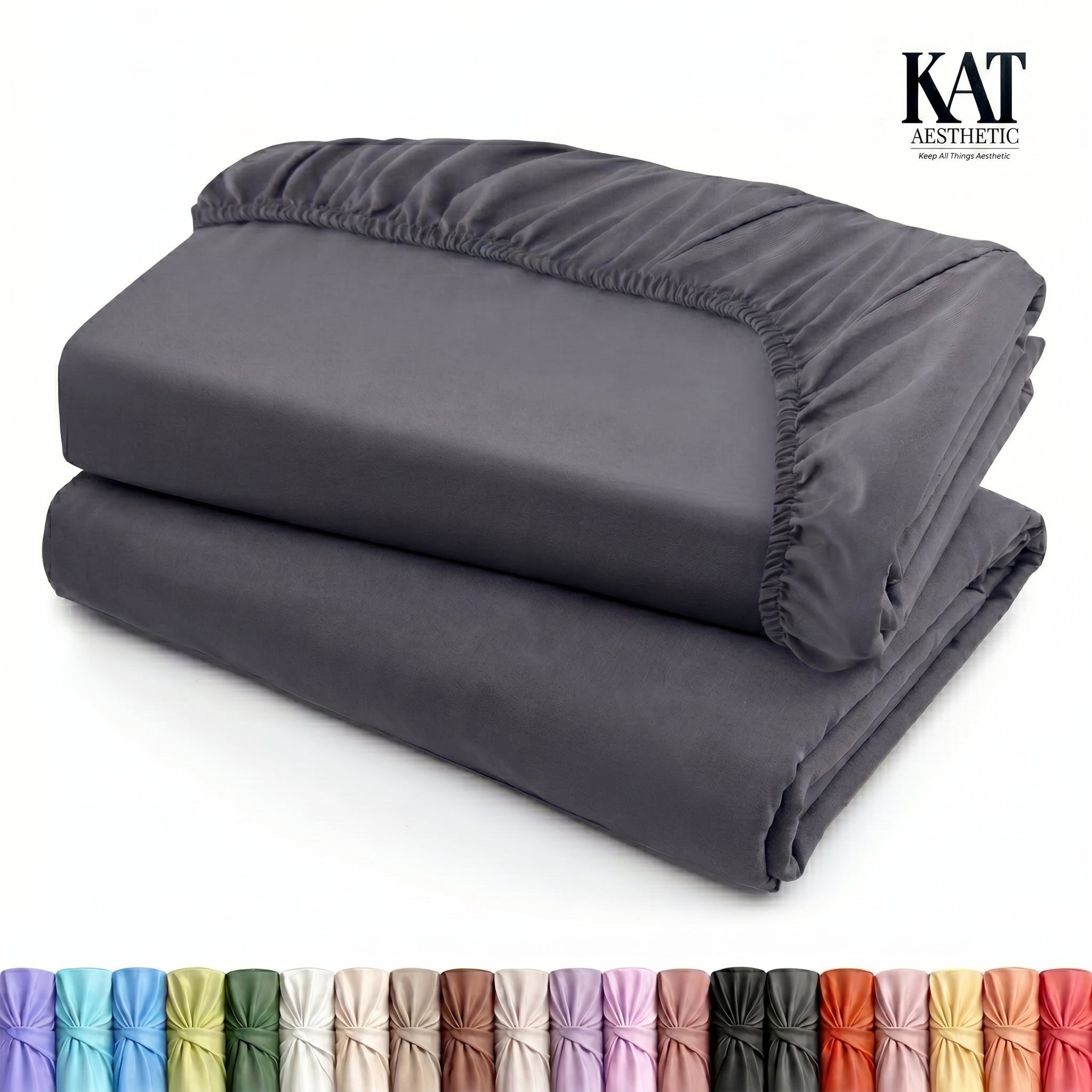 Fitted Sheets – Deep Pocket, Soft Microfiber, Fade & Shrink Resistant