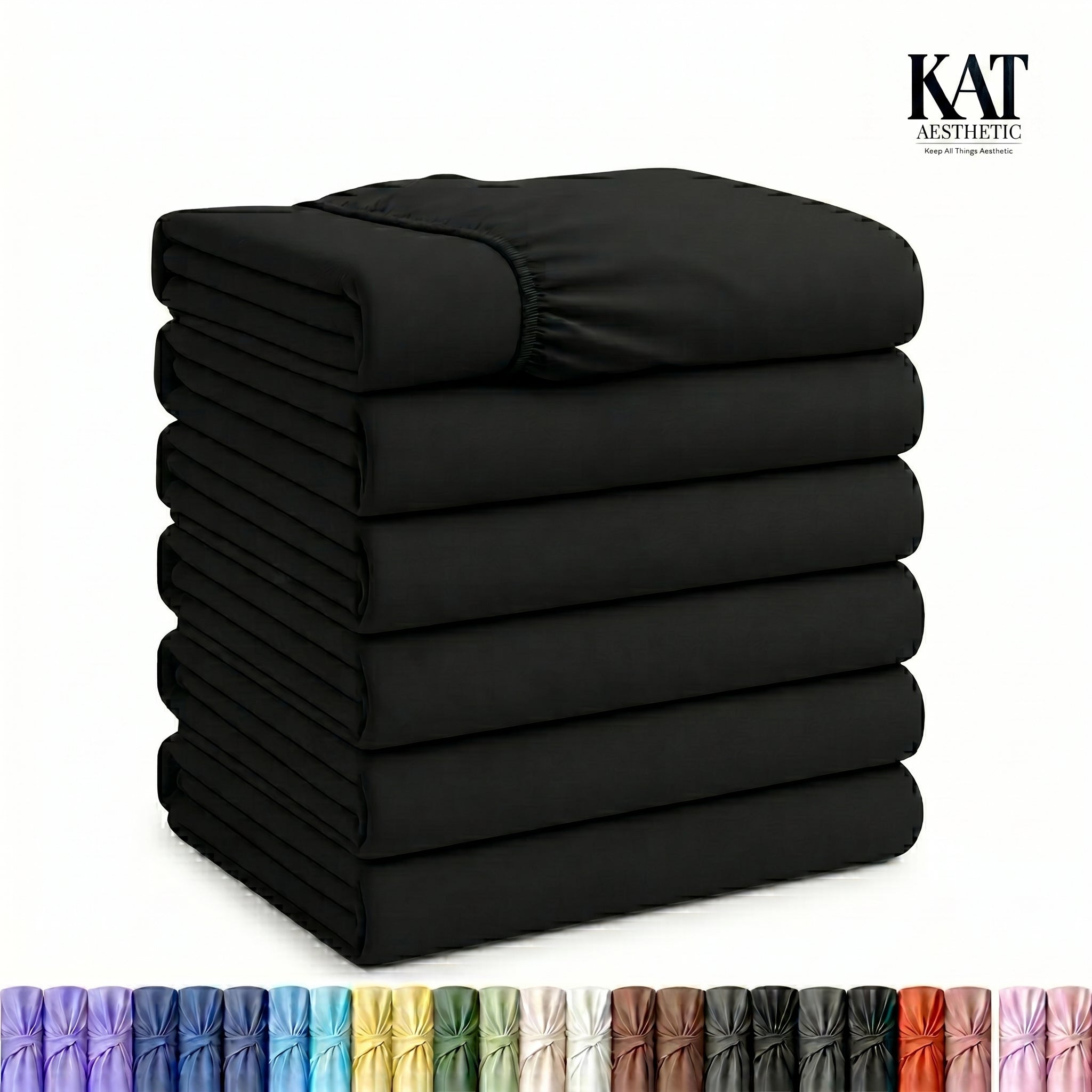 Fitted Sheets – Deep Pocket, Soft Microfiber, Fade & Shrink Resistant