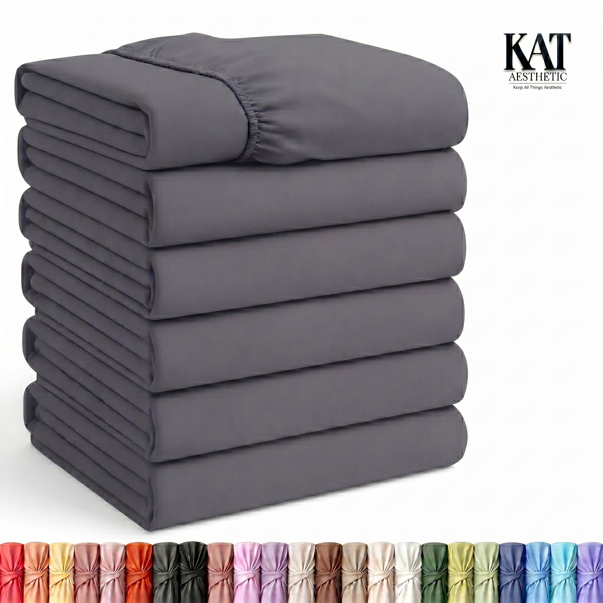 Fitted Sheets – Deep Pocket, Soft Microfiber, Fade & Shrink Resistant