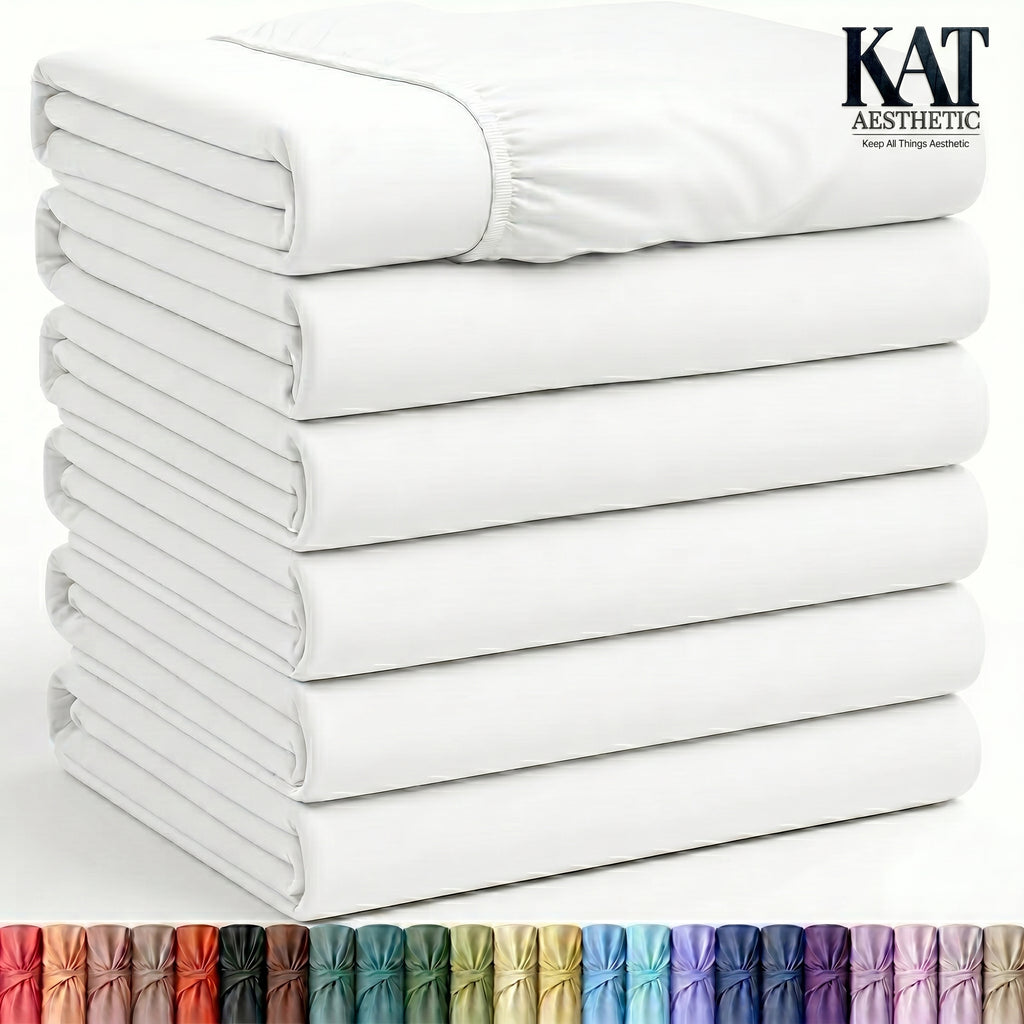 Fitted Sheets – Deep Pocket, Soft Microfiber, Fade & Shrink Resistant
