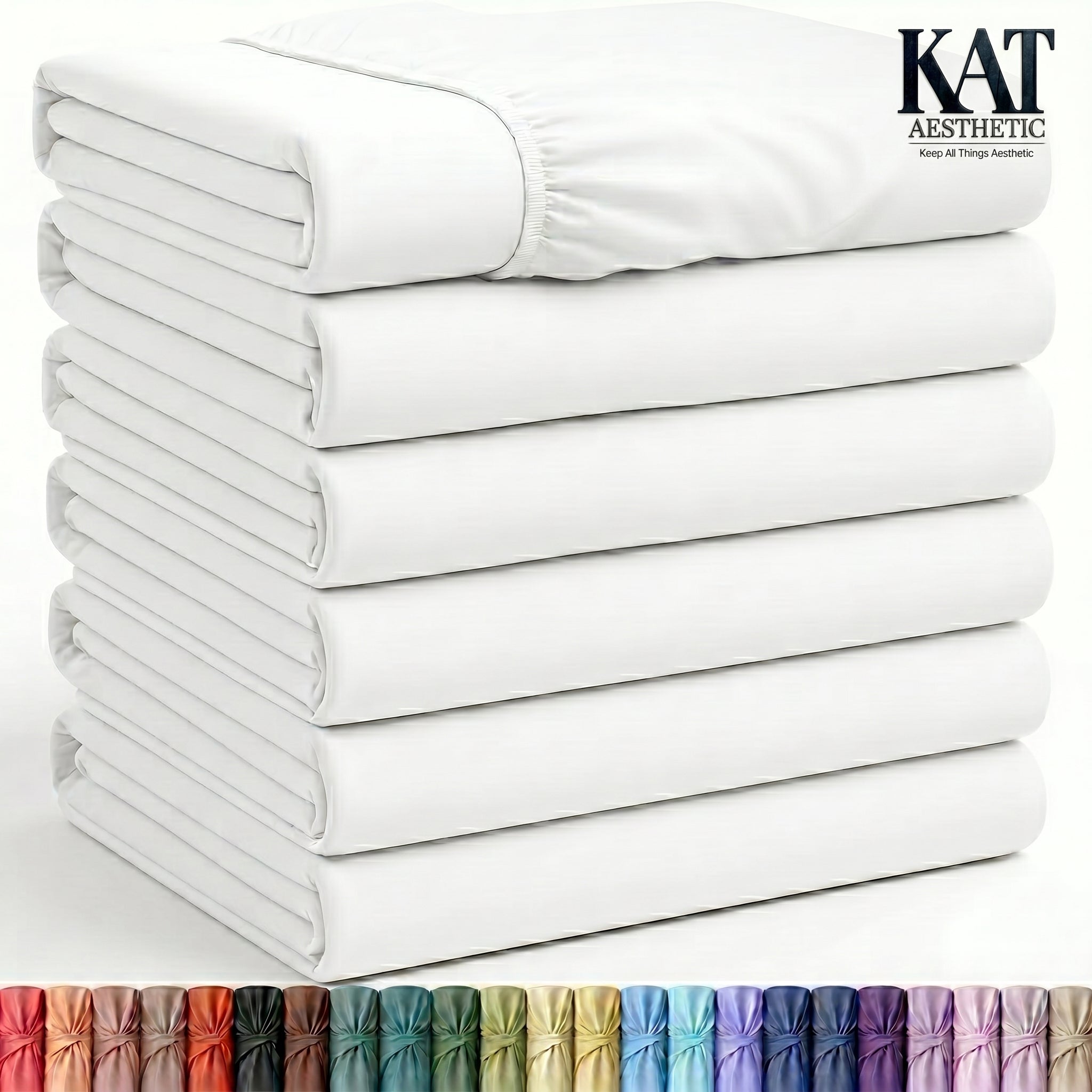 Fitted Sheets – Deep Pocket, Soft Microfiber, Fade & Shrink Resistant