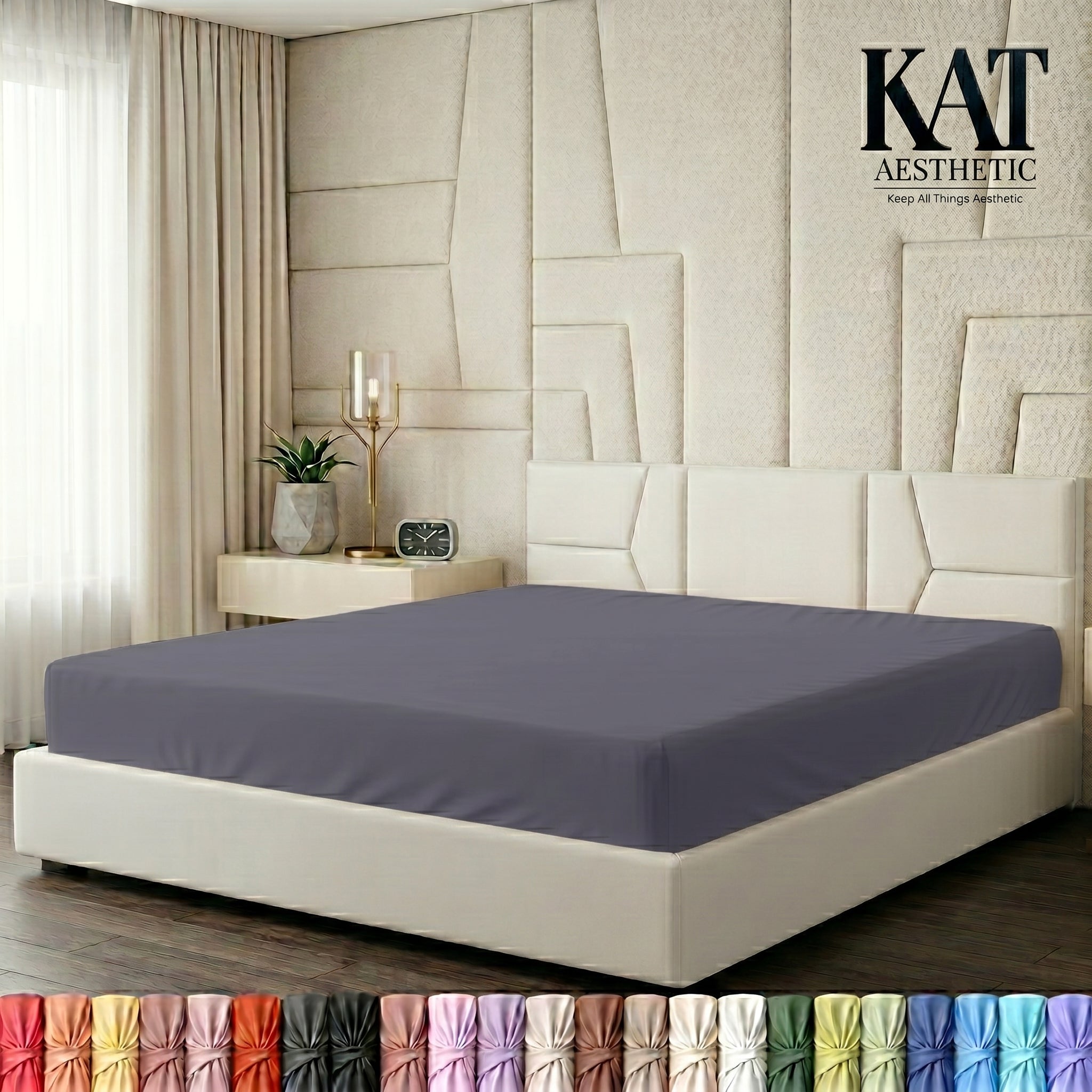 Fitted Sheets – Deep Pocket, Soft Microfiber, Fade & Shrink Resistant