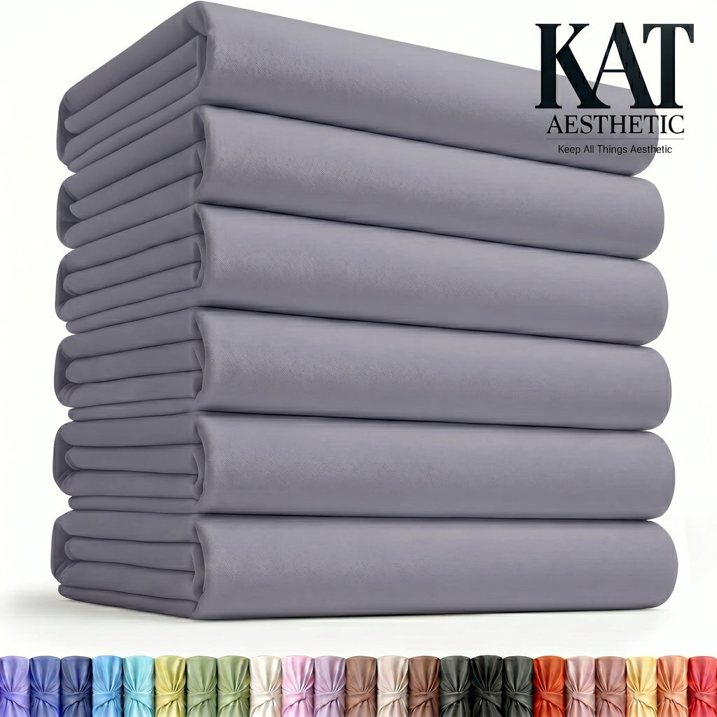 Flat Sheets – Fade & Shrink Resistant Brushed Microfiber, Easy Care