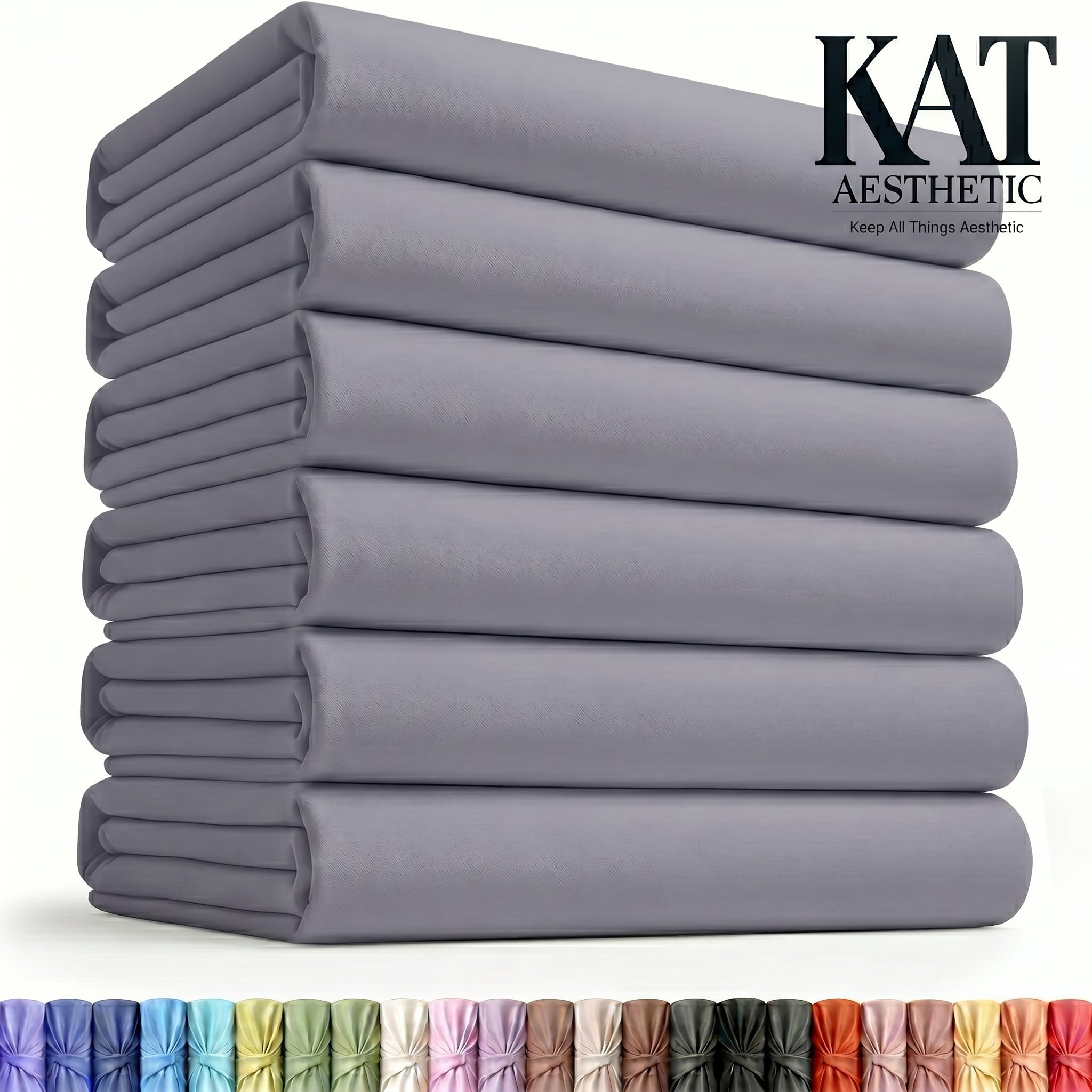 Flat Sheets – Fade & Shrink Resistant Brushed Microfiber, Easy Care