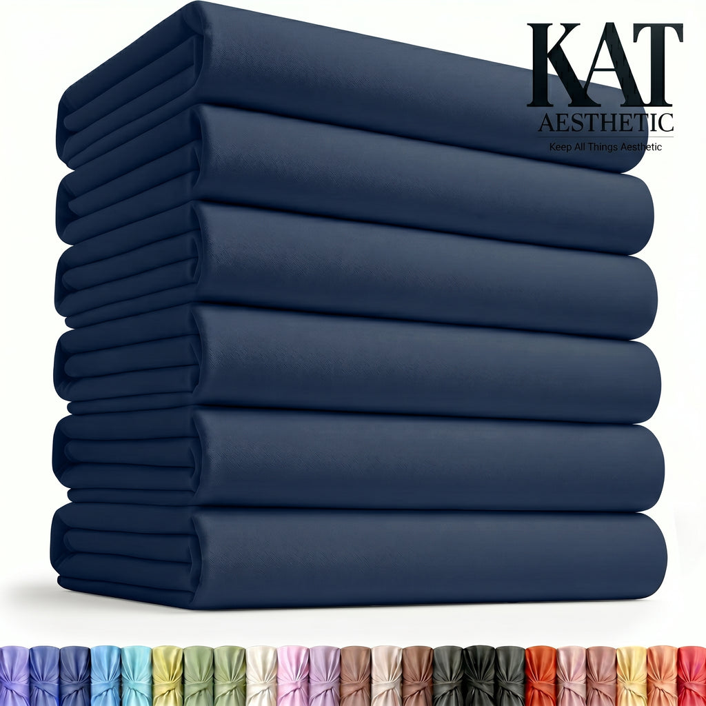 Flat Sheets – Fade & Shrink Resistant Brushed Microfiber, Easy Care