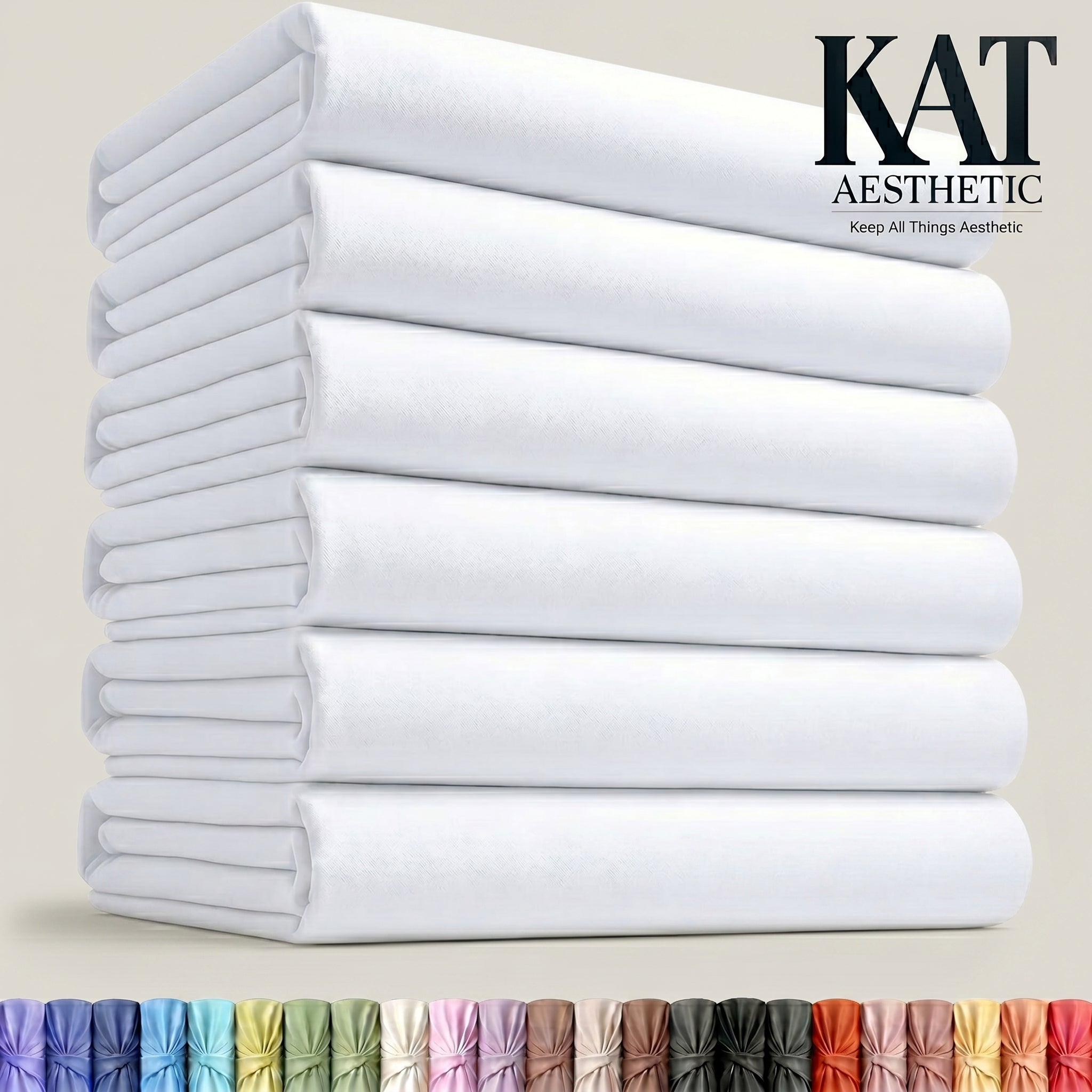 Flat Sheets – Fade & Shrink Resistant Brushed Microfiber, Easy Care