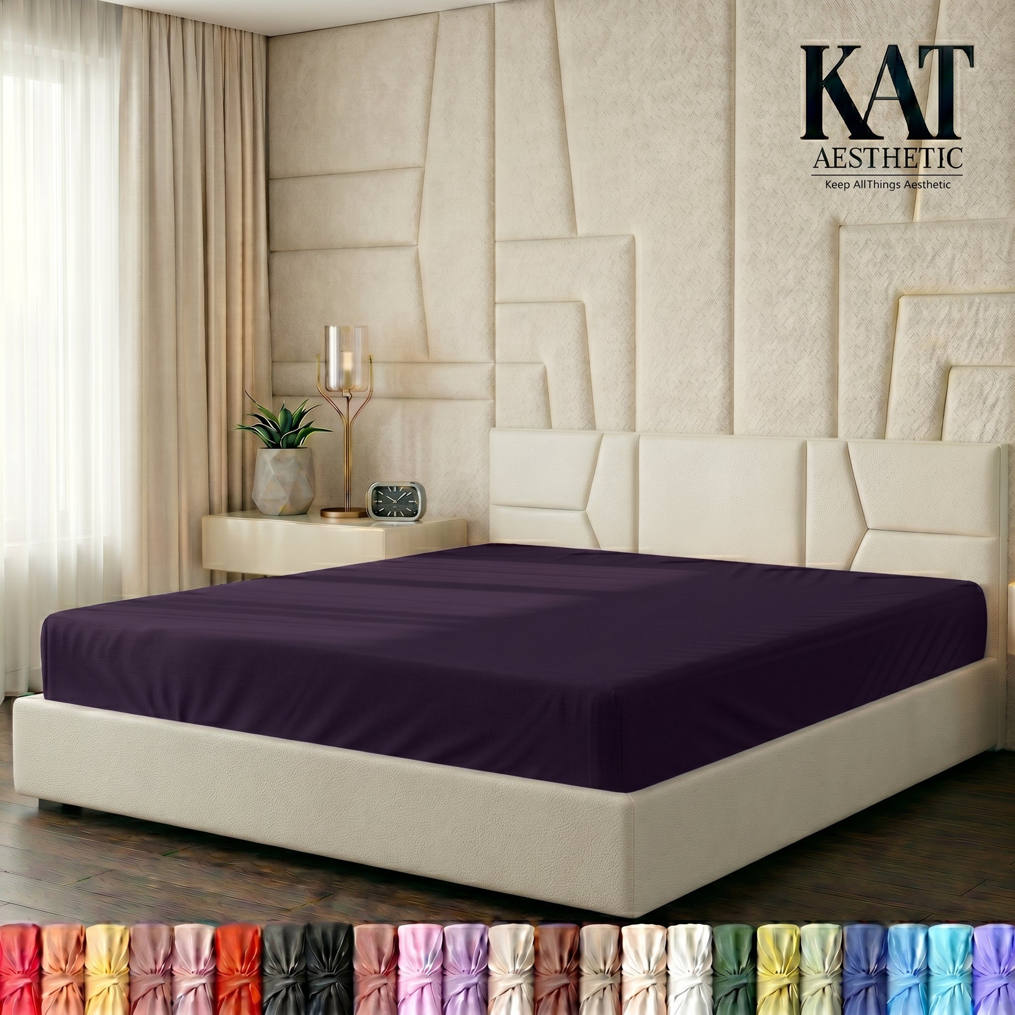 Fitted Sheets – Deep Pocket, Soft Microfiber, Fade & Shrink Resistant