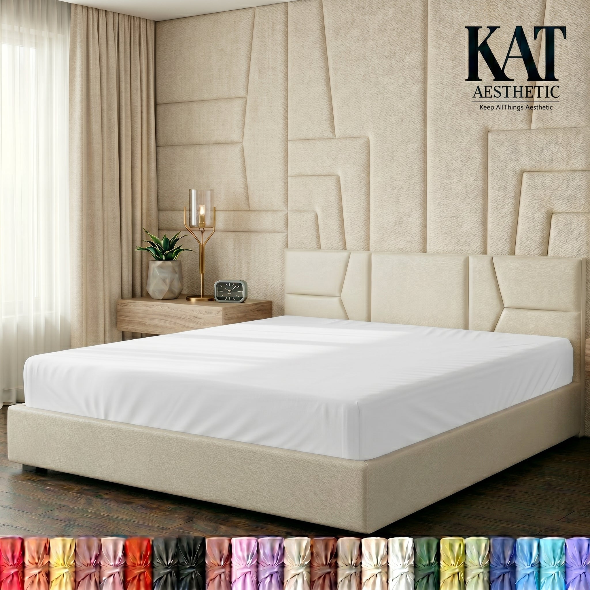 Fitted Sheets – Deep Pocket, Soft Microfiber, Fade & Shrink Resistant