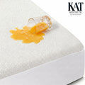 Waterproof Mattress Protector – Breathable Terry Fitted Cover, Deep Pocket